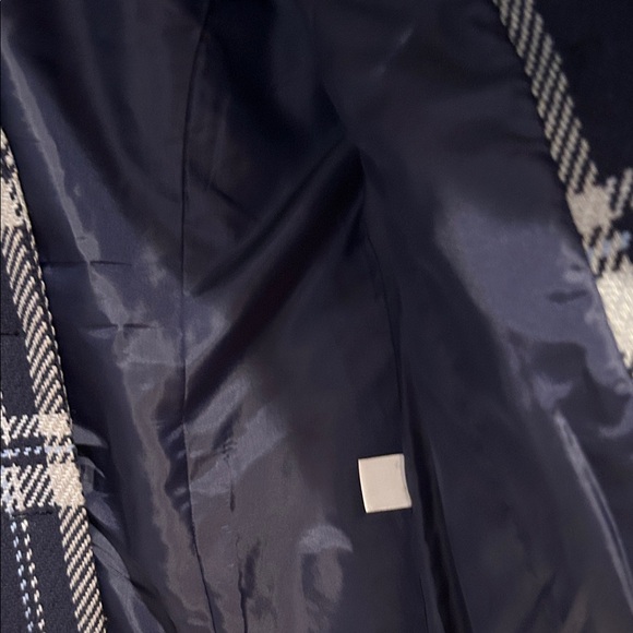 Talbots Navy and White Plaid Jacket - Picture 11 of 13
